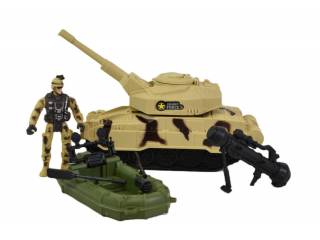 Set militar en caja 29.5 x 20 cm