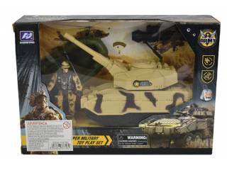 Set militar en caja 29.5 x 20 cm