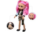 Muñeca fashion musical de goma 36cm