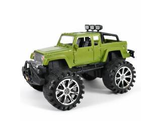 Camioneta verde a fricción 27x17x17cm.