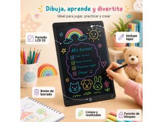 Tablet pizarra LCD grande con lápiz 20" negro