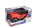 Camioneta 4x4 a fricción roja 20x12x11cm